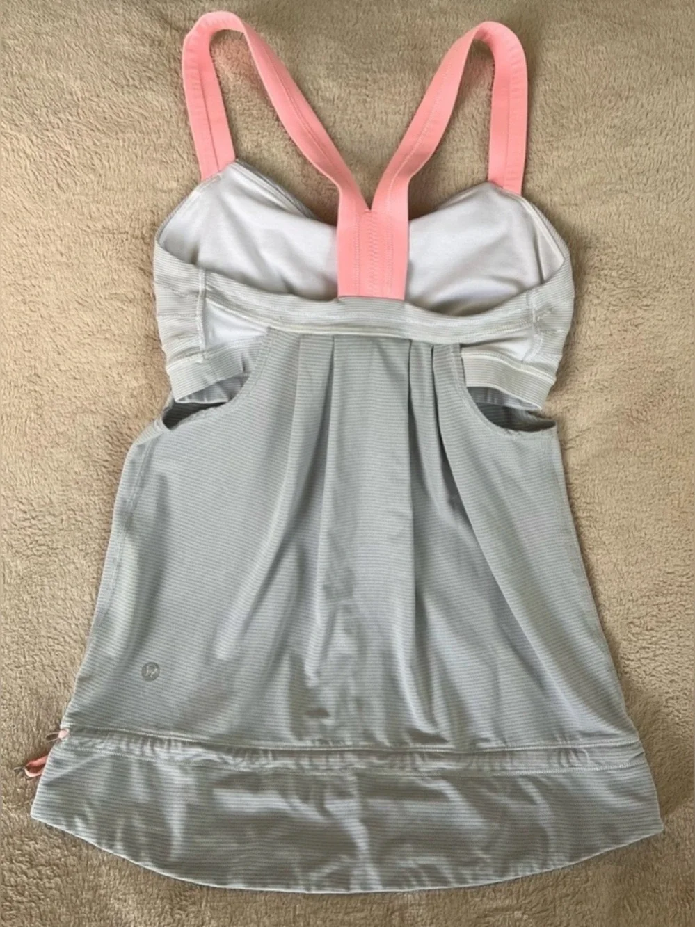 Lululemon Athletica Pink and Gray top